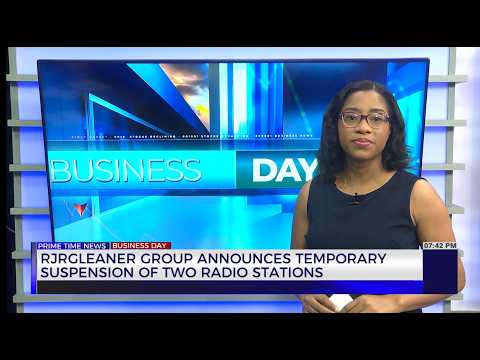 RJRGleaner Group Announces Temporary suspension of two radio stations | TVJ Business Day