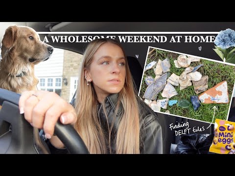 SPEND THE WEEKEND with me | Decluttering, family games night, chip salad + Delft tiles