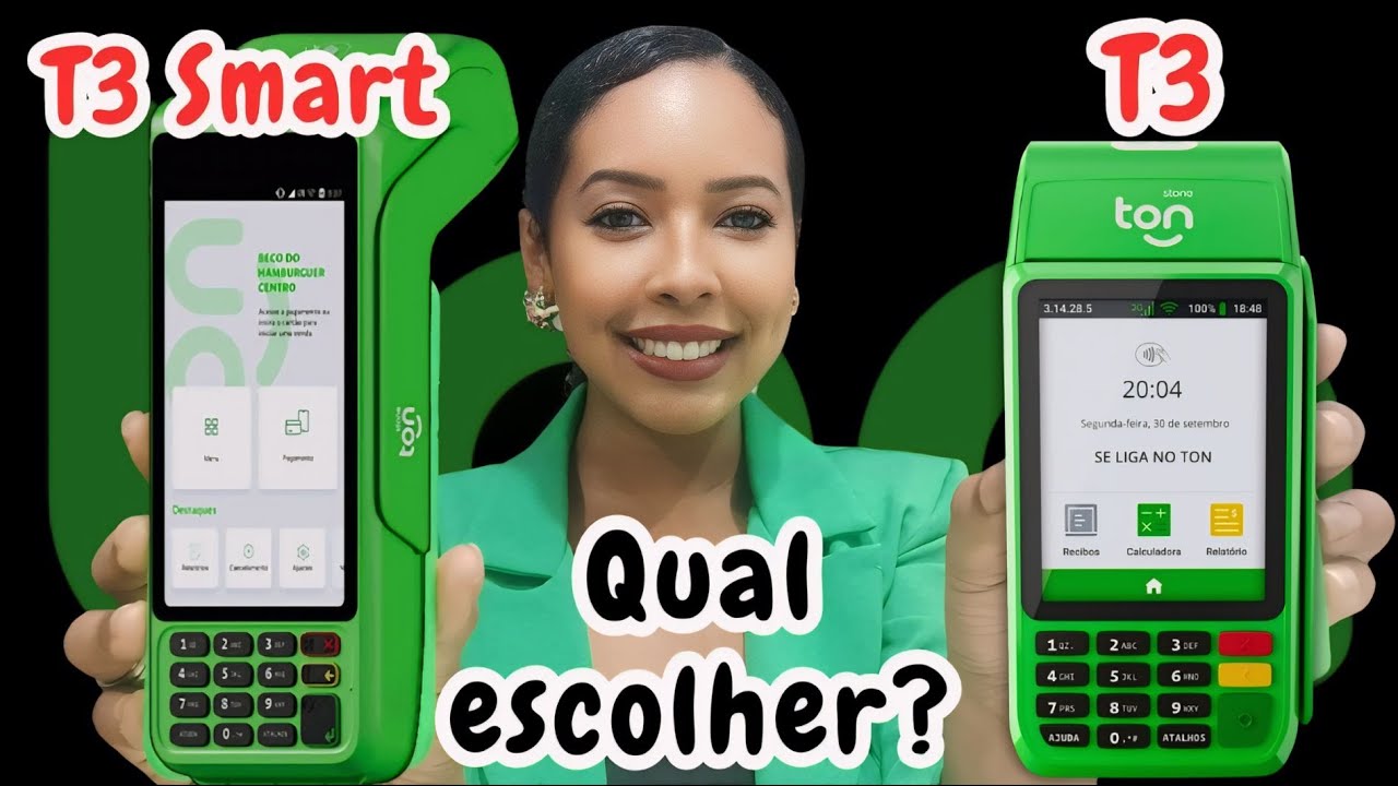 [ATUALIZADO] 💳MAQUININHA TON T3 OU MAQUININHA T3 SMART | Qual Máquina de Cartão é a melhor escolha?