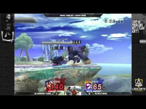 Flaoc 12 - Blueberry Kong (Donkey Kong) vs Blacktwins (Falco) - Losers Semis