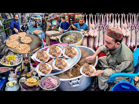 Cheapest Traditional Breakfast Street Food in Afghanistan | LIVER FRY RECIPE | KABULI PULAO