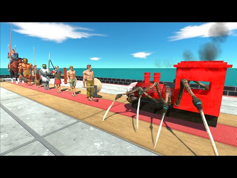 Tournament Choo Choo Charles vs Ancient Humans Army - ARBS