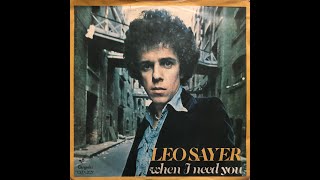 Leo Sayer - I Think We Fell In Love Too Fast (1977 Vinyl)