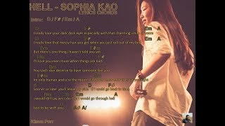 HELL sophia kao chord lyrics
