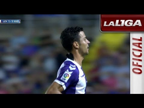 Golazo de Javi Guerra (1-1) en el Levante UD-Real Valladolid