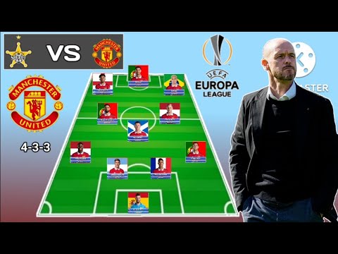 Sheriff vs Manchester United Line Up 4-3-3 Formations With Ronaldo & Van De Beek ~ Europa League