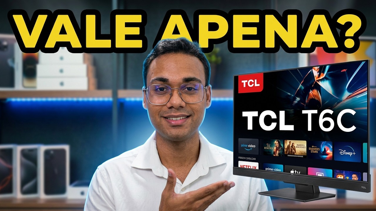 Miniatura da avaliação em vídeo de Smart TV TCL T6C 75 Polegadas 4K QLED HDR10+