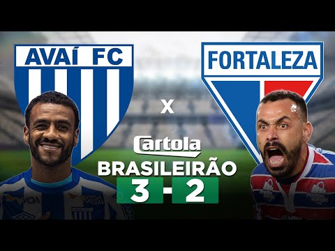 AVAÍ 3 x 2 FORTALEZA Brasileirão Série A 2022 + Parciais Cartola FC 12ª Rodada | Narração