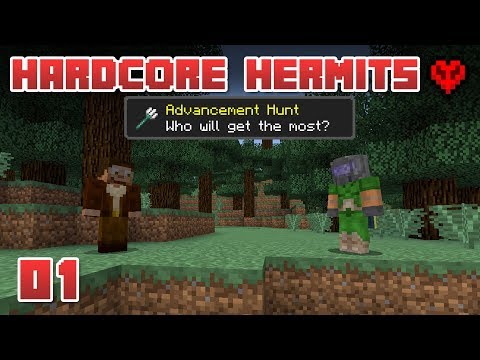 ADVANCEMENT HUNTER FALSE! ⚔️ | Hardcore Hermits | 01 | Minecraft Advancement Challenge