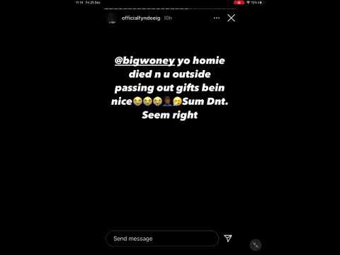 #Fyndeeboy dissing #BigWoney and BDs #Oblock Give Back Gang?