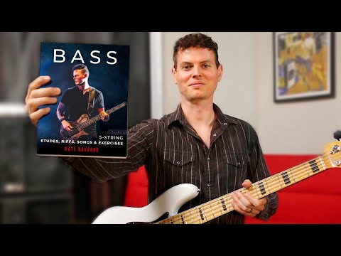 Introducing my new book - BASS 5-String Etudes, Riffs, Songs & Exercises by Nate Navarro