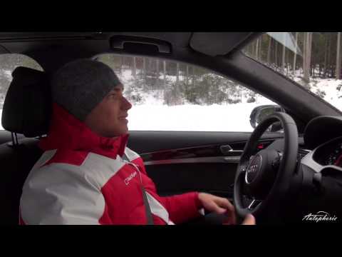 Edoardo Mortara im Audi A8 auf Eis - Audi Driving Experience