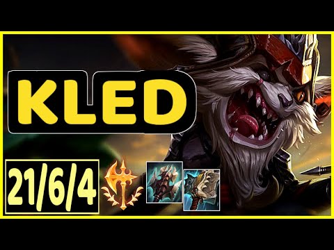 KLED VS IRELIA - 21/6/4 KDA TOP GAMEPLAY GRANDMASTER I