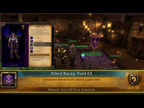 WoW: Battle for the Azeroth - Story part 1 - Alliance of Void Elves ► 1080p 60fps - No commentary ◄