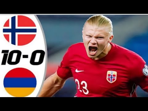 Norway vs Armenia 10-0 - All Goals & Extended Highlights 2022