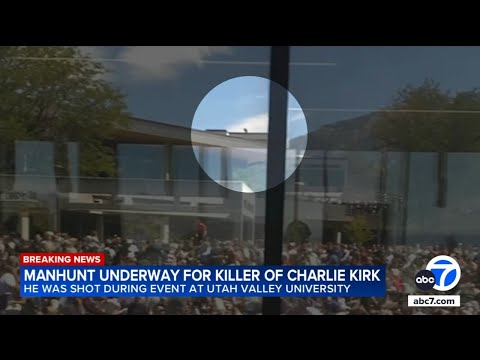 Charlie Kirk shooting: Video appears to show person on roof
