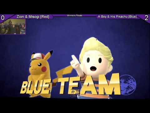 146 Smash 3: Doubles - WINNERS Zion & Misogi (VS) A Boy & His Pikachu