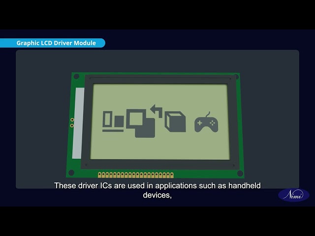 Demonstrate LCD Display Module and its Decoder/driver ICs 