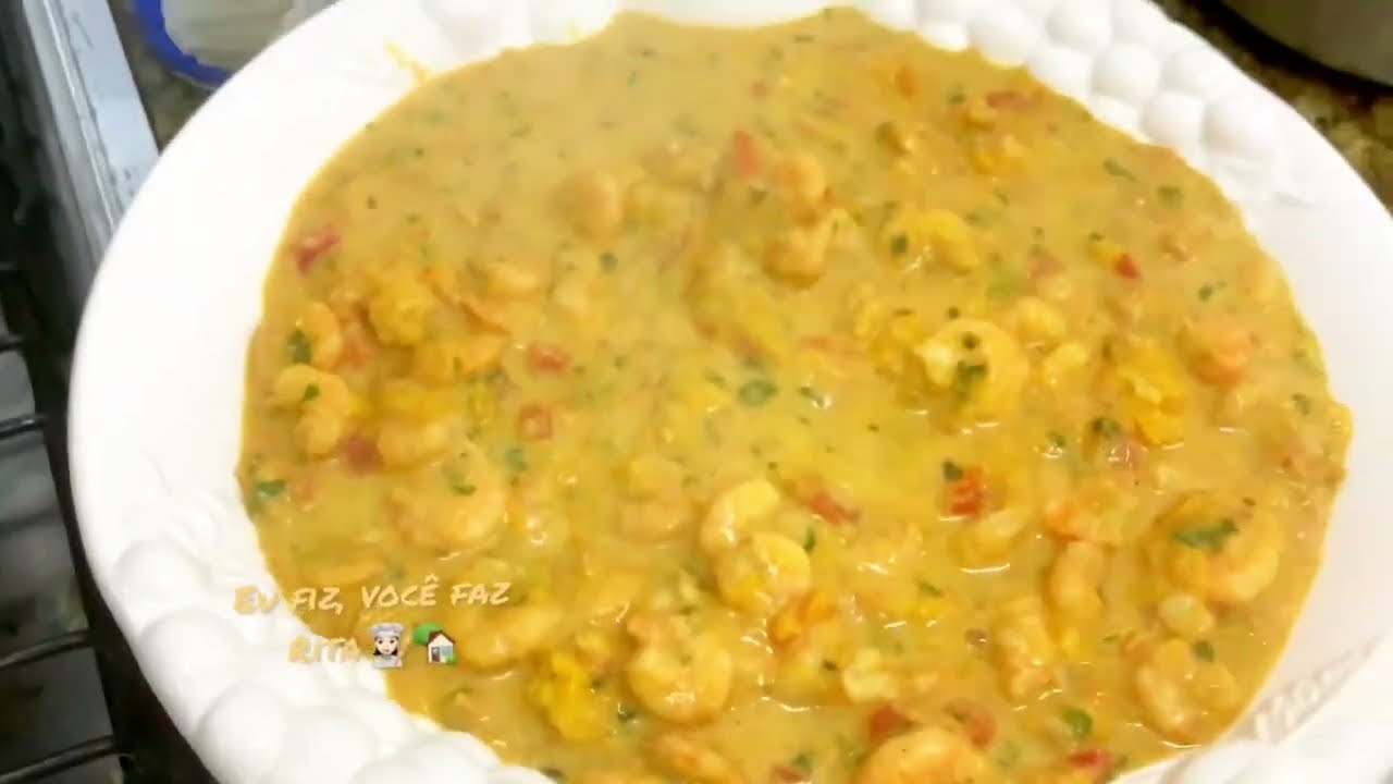 BOBÓ DE CAMARÃO COM ABÓBORA  - Delicioso