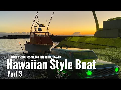 Rc scale Boat build part 3 paint job! | test run in salt water | Rchawaii | Rc scale boat