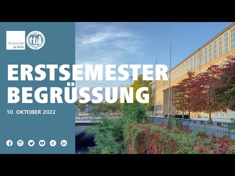 Erstsemesterbegrüßung Wintersemester 2022/23