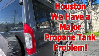 dangerous propane leak needs repair on rv 2018 Winnebago Travato 59g