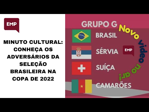 MINUTO CULTURAL: ESPECIAL SOBRE A COPA DO MUNDO 2022