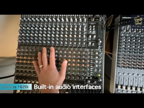 Mackie Onyx 'i' series Firewire mixers compared: 1640i vs 1620i