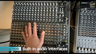 Video thumbnail for Mackie Onyx 'i' series Firewire mixers compared: 1640i vs 1620i by The Synth Shed