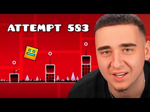 Playing Geometry Dash For The First Time