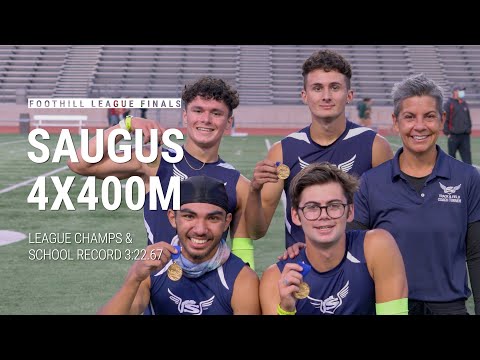 210521 Foothill League Finals - Boys 4x400M Relay