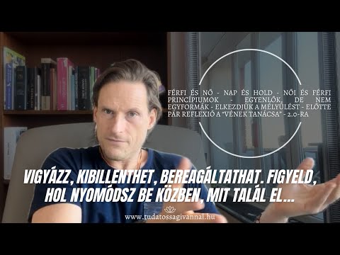 FÉRFI ÉS NŐ - NAP ÉS HOLD - ELKEZDJÜK A MÉLYÜLÉST - ELŐTTE PÁR REFLEXIÓ A “VÉNEK TANÁCSA” - 2.0 RA)