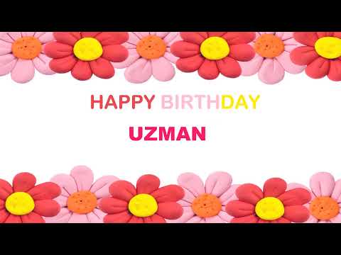 Uzman  Birthday Postcards  - Happy Birthday  UZMAN