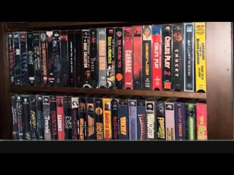 (2024) HORROR VHS-Sammlungsübersicht, seltene Clamshells, große Boxen, limitierte vergriffene Sci-Fi