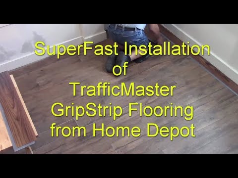 TrafficMaster GripStrip FAST Installation