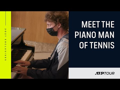 Incredible Tennis AND Piano Player 😳