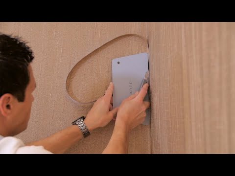 How to hang textile wallpaper with a non-woven backing? Step-by-step instructions