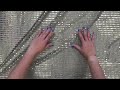 Maglia con paillette, dimensioni: Ø 7 mm