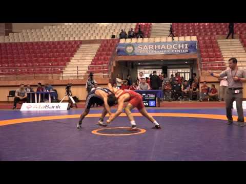 AWFCUP / Islambek Dadov (AZE) - Sanan Suleymanov (AZE) GR juniors 66 kg final