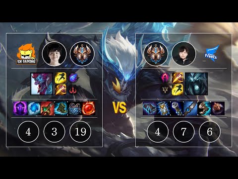 SN Weiwei Trundle vs AF Spirit Karthus Jungle - KR Challenger Patch 10.10