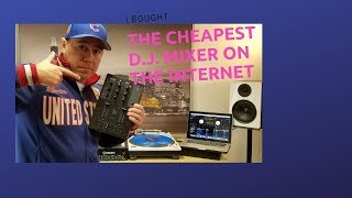 Video thumbnail for The cheapest D.J. Mixer on the internet by D.J.Johnny Tapia