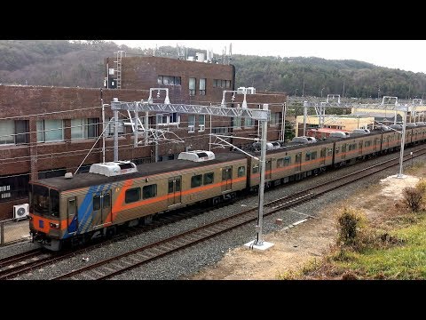 [4K] Busan Urban Railway (Busan Subway) Linha 1 série 1000 (carro de controle de helicóptero de armadura), carro modificado VVVF da série 1000 (Hyundai Rotem IGBT-VVVF), nova coleção de cenas de chegada/partida do carro primário da nova série 1000 + vídeo no carro em execução som com
