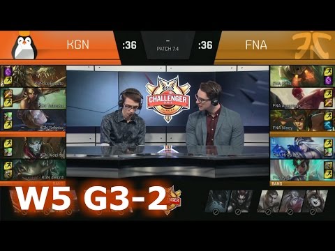 Fnatic Academy vs Kinguin | Game 2 S7 EUCS Spring 2017 Week 5 | FNA vs KGN G2 1080p