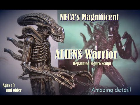 NECA's Magnificent ALIENS Warror figure Repainted Ultimate Edition
