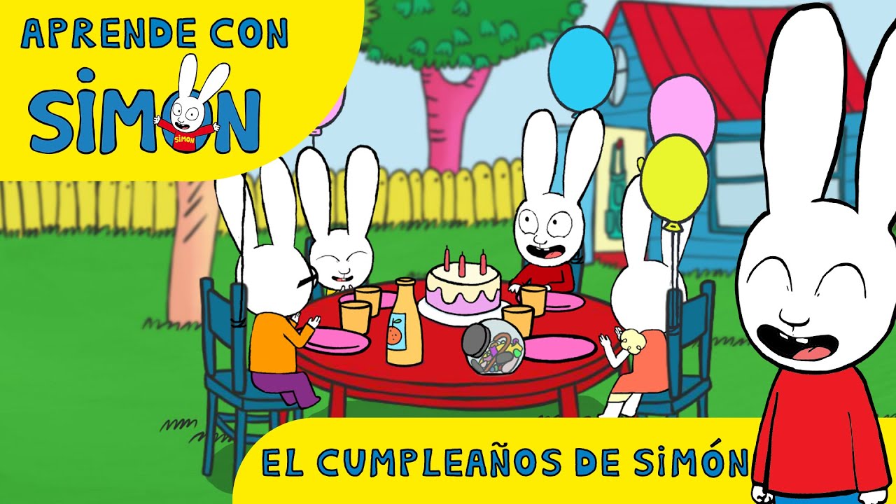 Simón 🎂 Cumpleaños de Simon 🎂 HD [Oficial] Comiquitas para niños