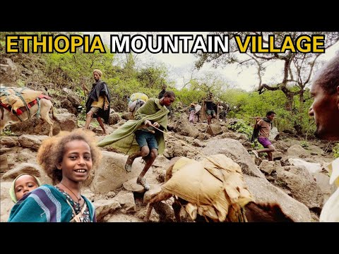 What is Happening In Ethiopia Countryside? Typical African Village Life In Ethiopian Mountain!