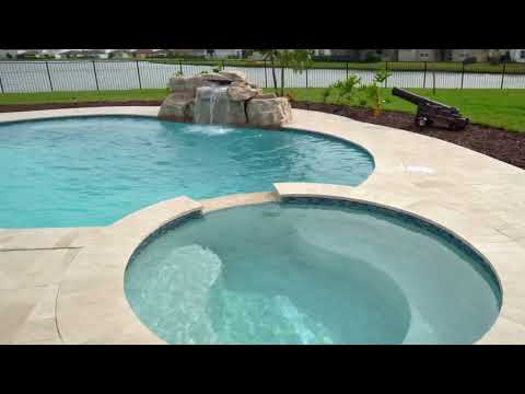 Tropical Paradise Backyard Pool | Sunsational Pools & Spas, Inc. | Florida Pool Contractor