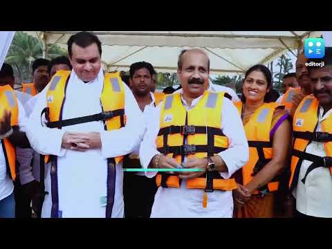 Karnataka's  flotation bridge at malpe  beach  in Udupi