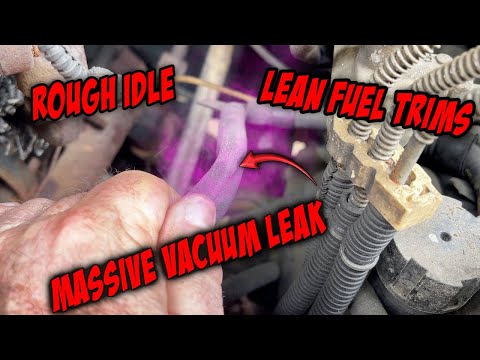 Part of a video titled How To Know If Your Car Has A Vacuum Leak Using A Scan Tool ...