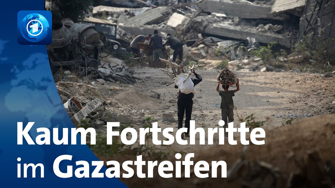 Friedensplan von US-Präsident Trump: Bislang kaum Fortschritte im Gazastreifen